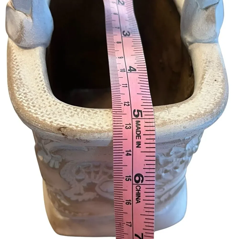 Rustic Frohreich Barn Buckets Pottery Planter Basket Vase Handmade Oregon USA